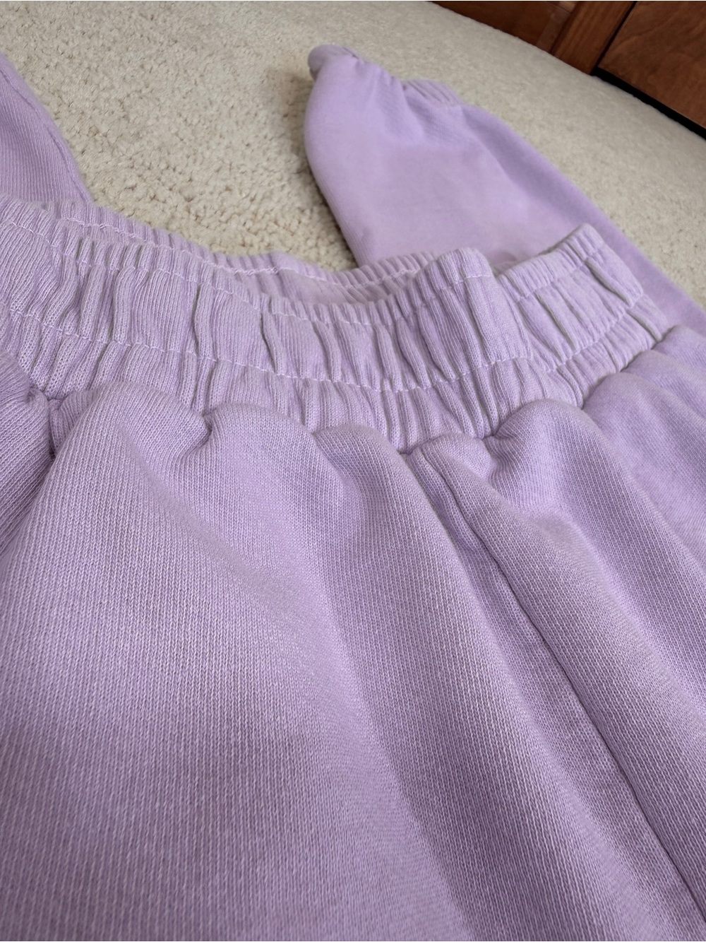 NUX Active Sunday Sweats 100% Organic Cotton Joggers Sweatpants in Amethyst - Picture 10 of 16